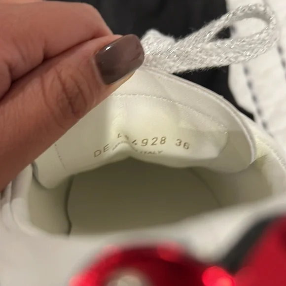 YSL classic lips white sneakers - Picture 4 of 6